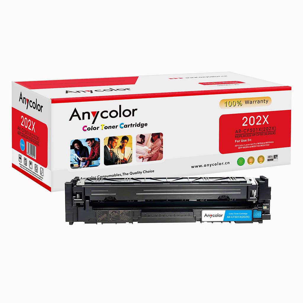 Toner Anycolor HP 202X cyan