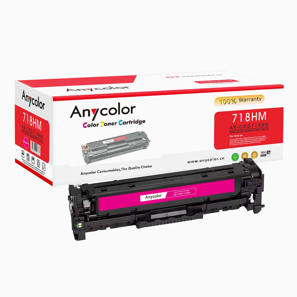 Toner Anycolor Canon 718H magenta