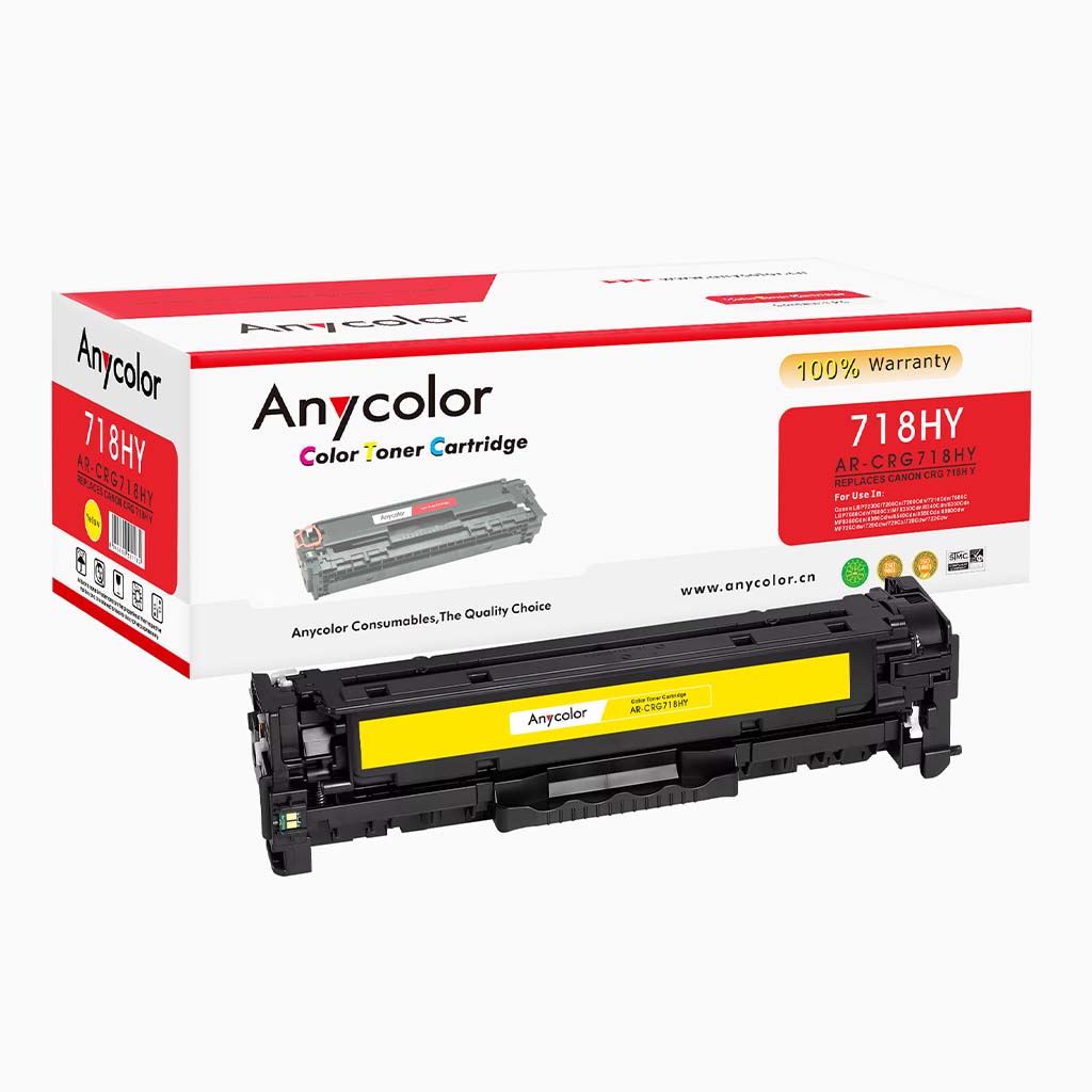 Toner Anycolor Canon 718H jaune