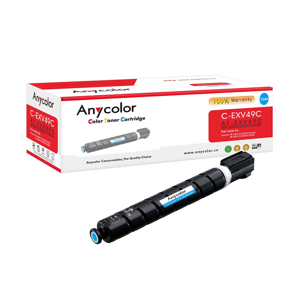 Toner Anycolor Canon CEXV49 cyan