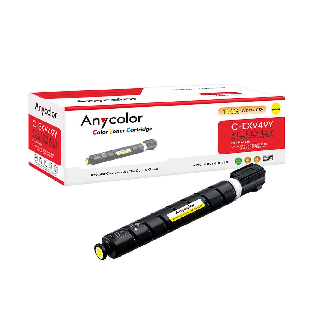 Toner Anycolor Canon CEXV49 jaune