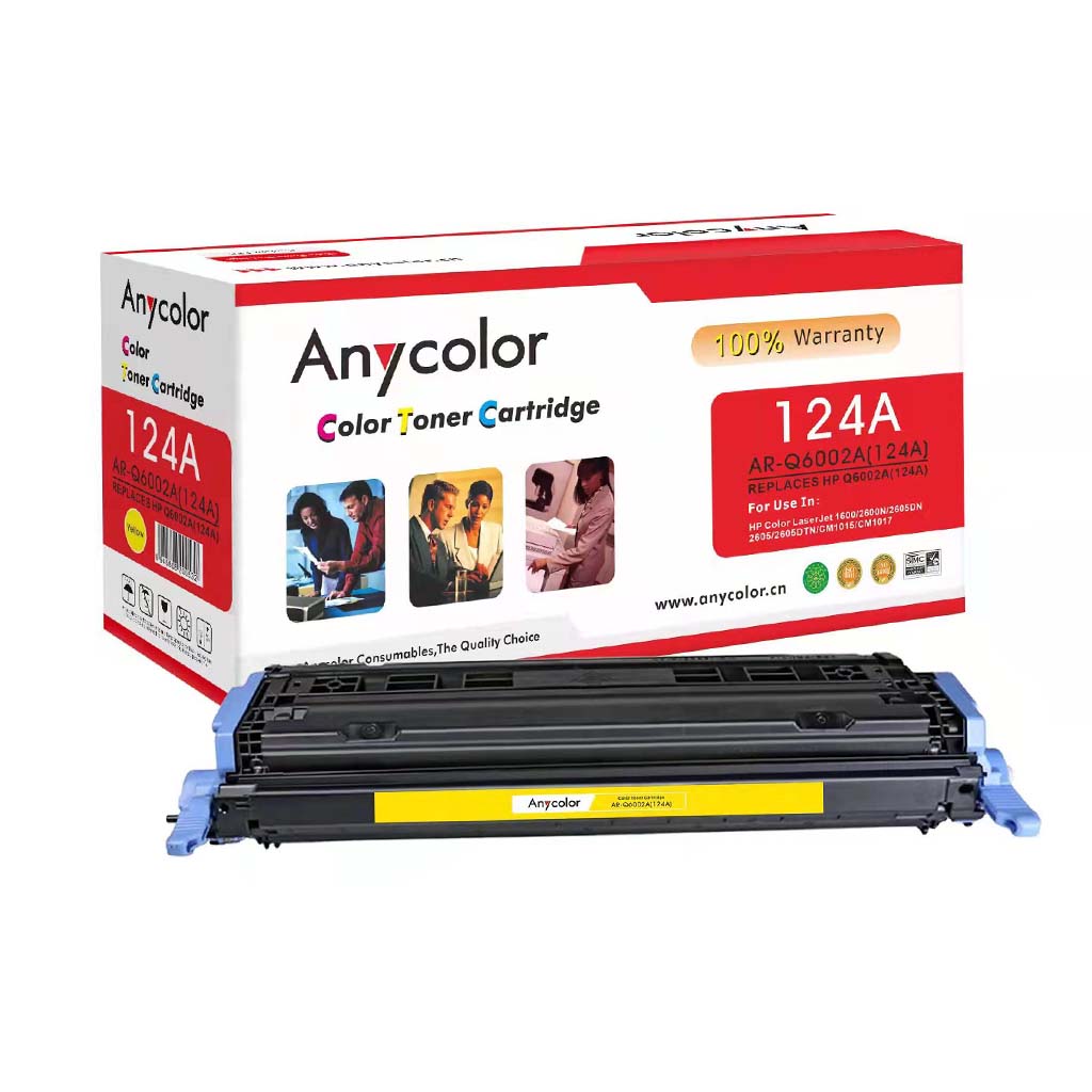Toner Anycolor HP 124A jaune