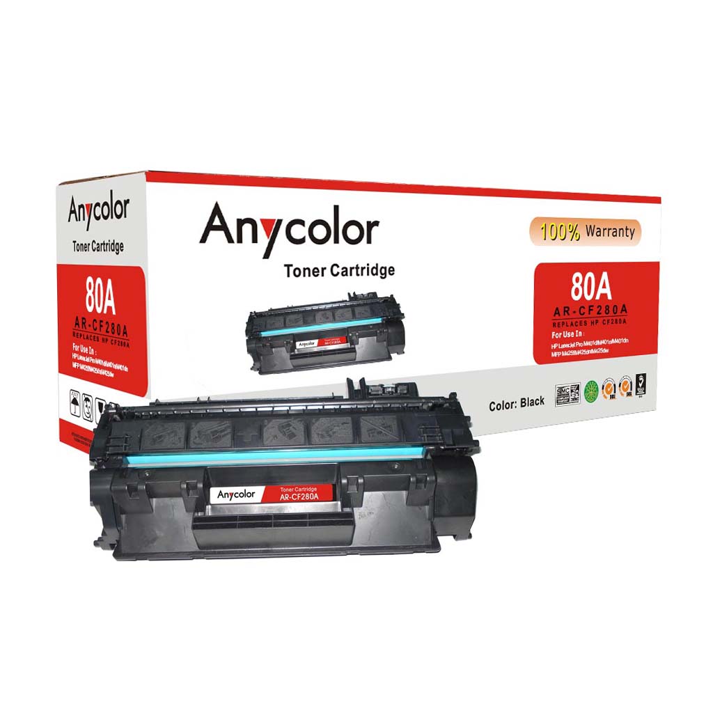 Toner Anycolor pour HP 80A
