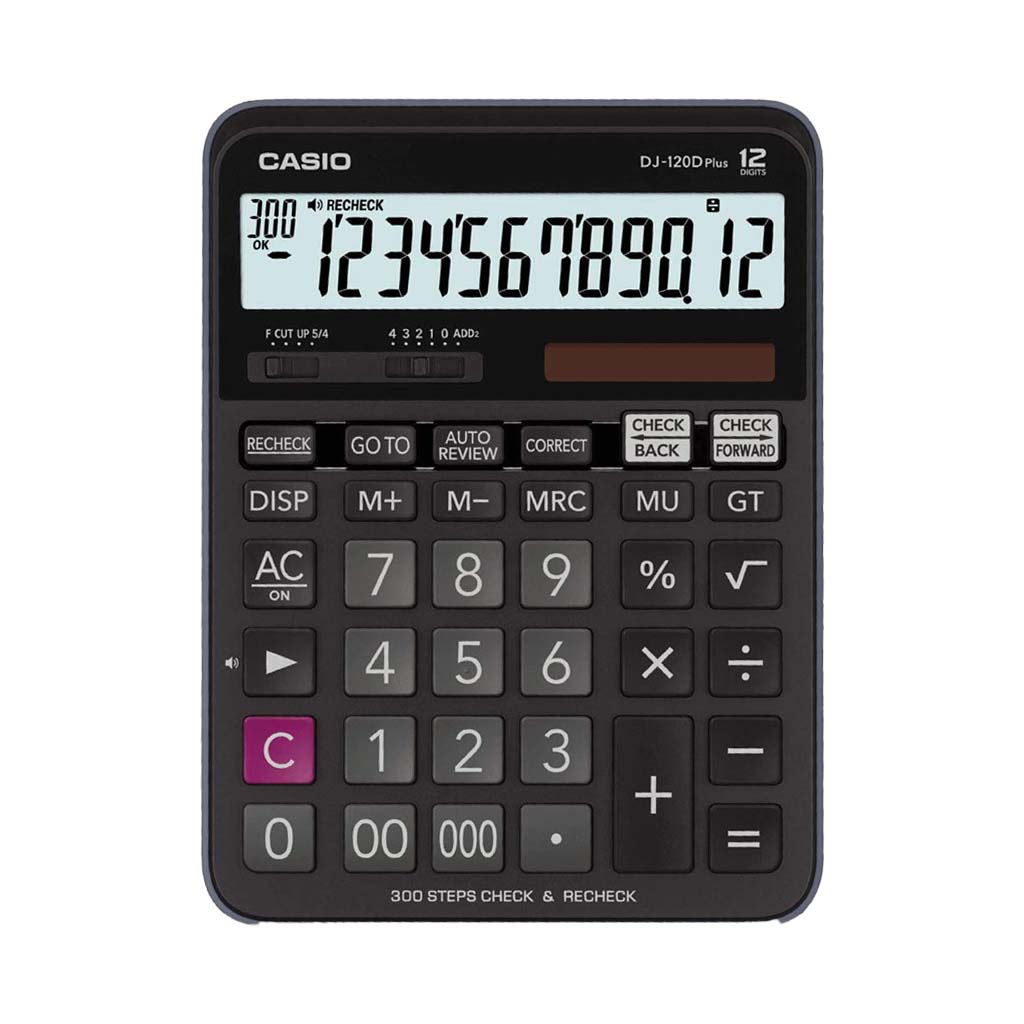 Calculatrice de bureau Casio DJ-120D Plus