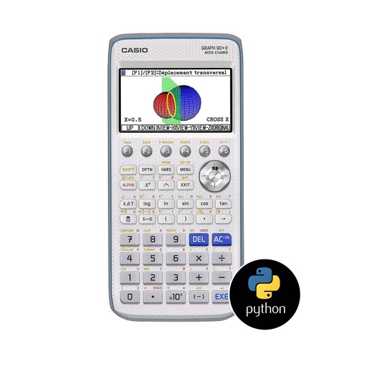 Calculatrice scientifique graphique Casio GRAPH 90+E Python