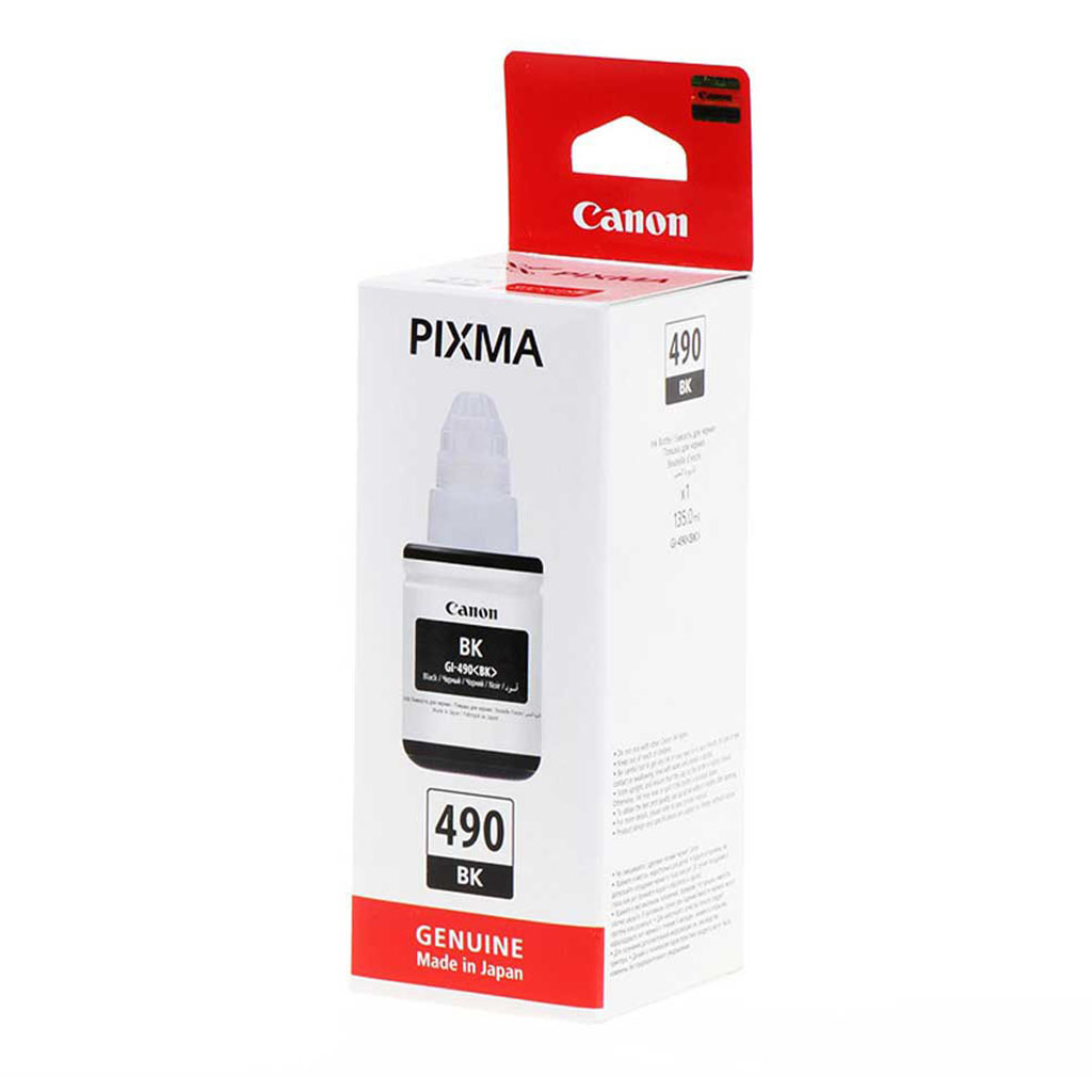 Encre bouteille Canon 490 noir 135ml