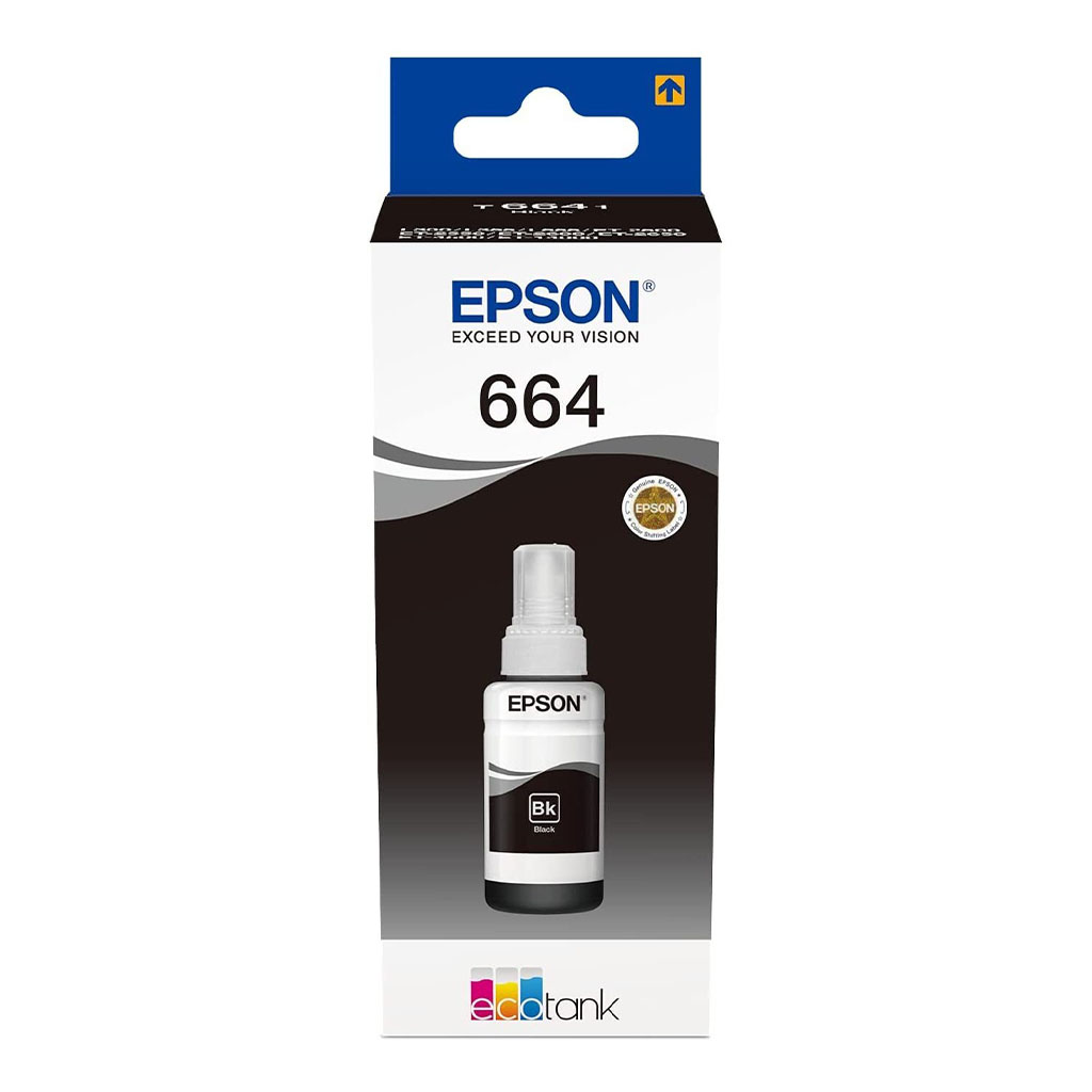 Encre bouteille Epson 664 noir 70ml