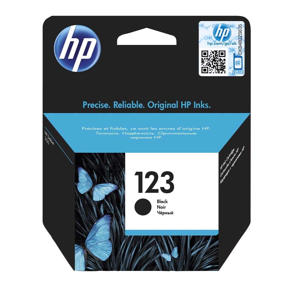 Cartouche d'encre HP 123 noir