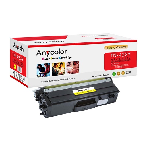 [ANY_BRO423Y] Toner Anycolor Brother TN-423 jaune
