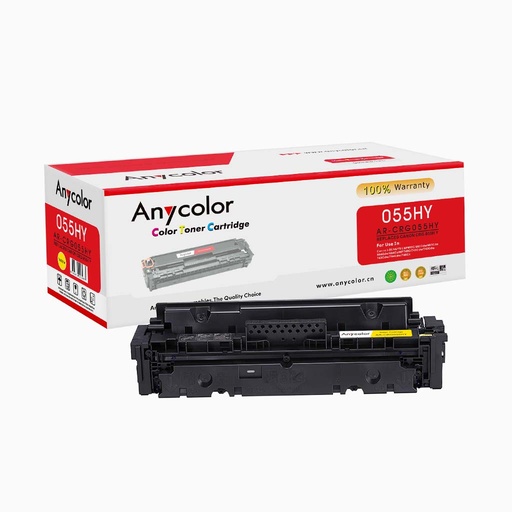 [ANY_CAN055Y] Toner Anycolor Canon 055H jaune