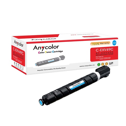 [ANY_CANCEXV49C] Toner Anycolor Canon CEXV49 cyan