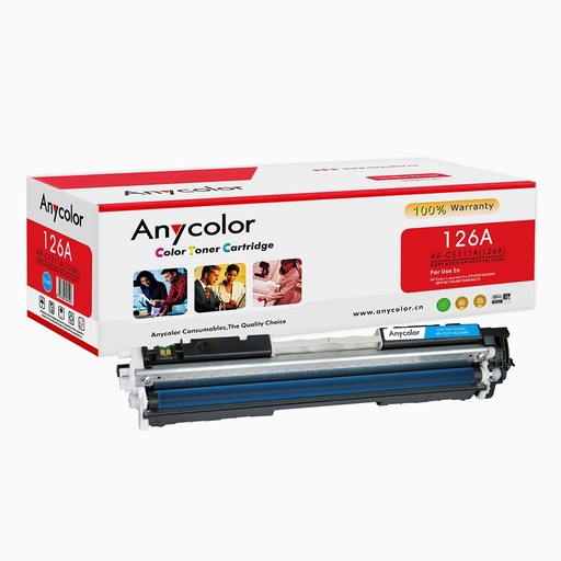 [ANY_HP126AC] Toner Anycolor HP 126A cyan
