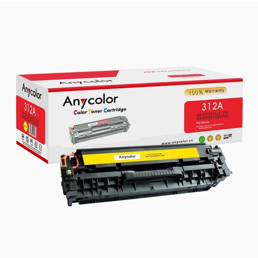 [ANY_HP312AY] Toner Anycolor pour HP 312A jaune