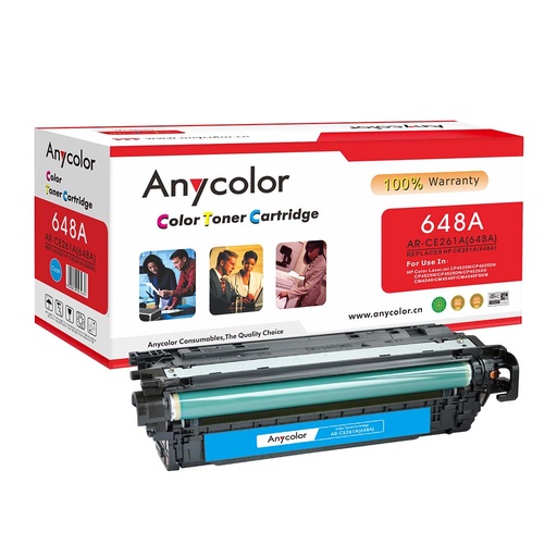[ANY_HP647AC] Toner Anycolor pour HP 647A cyan