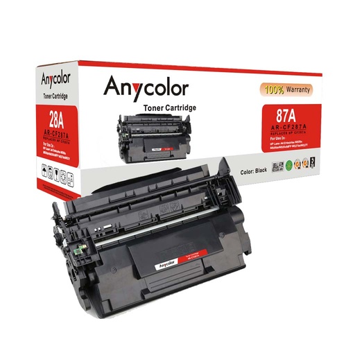 [ANY_HP87A] Toner Anycolor pour HP 87A