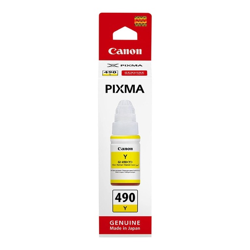 [CAN_490Y] Encre bouteille Canon 490 jaune 70ml