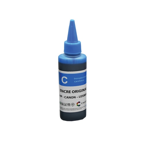 [CHR_HP100C] Encre Chromia HP cyan 100ml