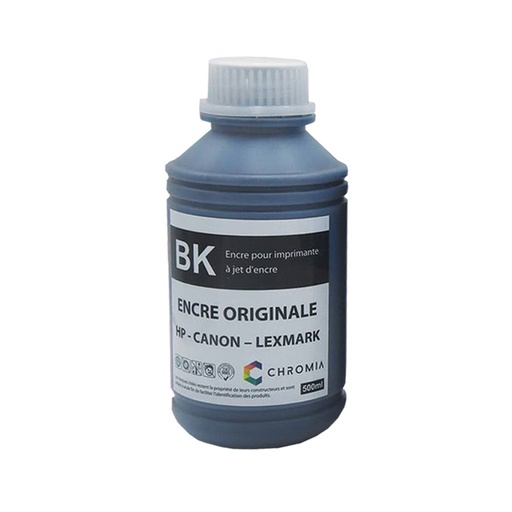 [CHR_500B] Encre Chromia HP noir 500ml