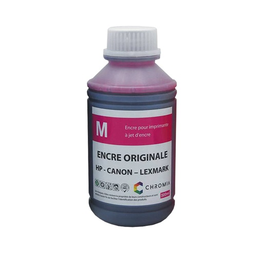 [CHR_500M] Encre Chromia HP magenta 500ml