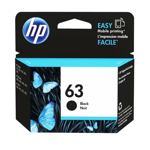 [HP_63B] Cartouche d'encre HP 63 noir