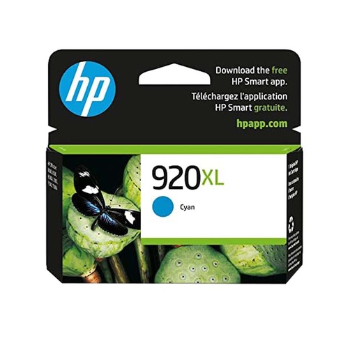 [HP_920XLC] Cartouche d'encre HP 920XL cyan grande capacité 