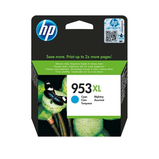 [HP_953XLC] Cartouche d'encre HP 953XL cyan grande capacité