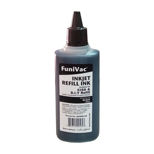 [FUN_100BK] Encre Funivac noir 100ml